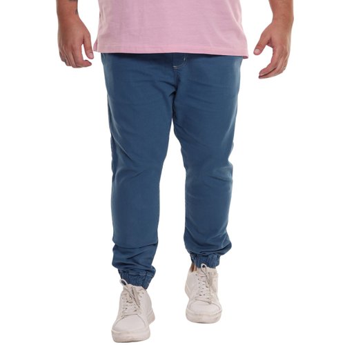 Calça Jogger Jeans Sky Azul