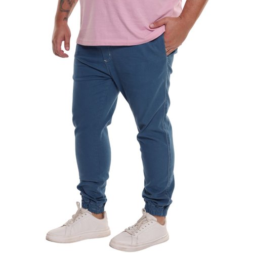 Calça Jogger Jeans Sky Azul