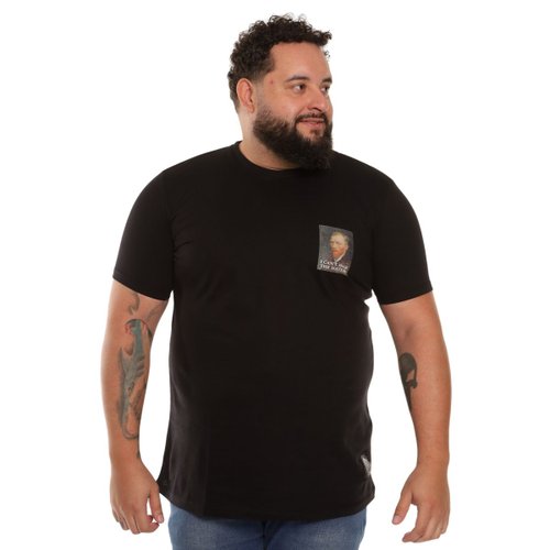 Camiseta Van Gogh Retrato Preta