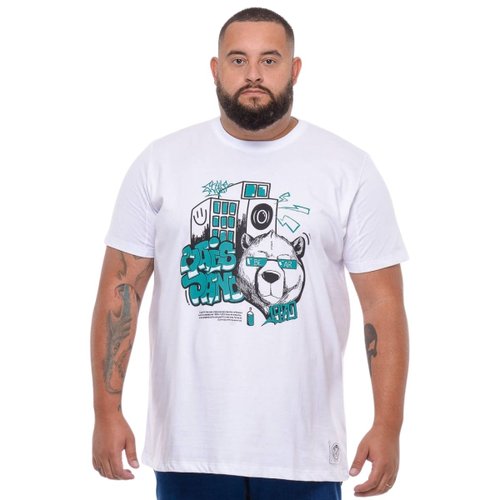 Camiseta Plus Size Masculina Grafite Style