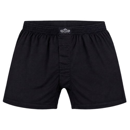 Cueca Plus Size Masculina de Malha Samba Canção Preta