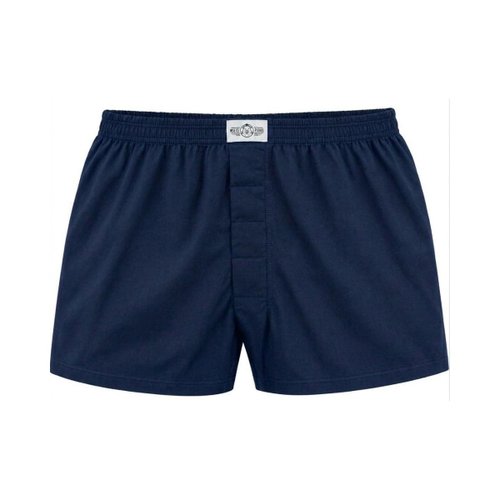 Cueca Plus Size Masculina de Malha Samba Canção Azul Marinho