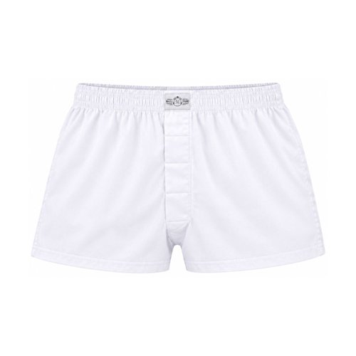 Cueca Plus Size Masculina de Malha Samba Canção Branca