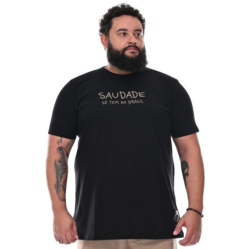 Camiseta Saudades Preta